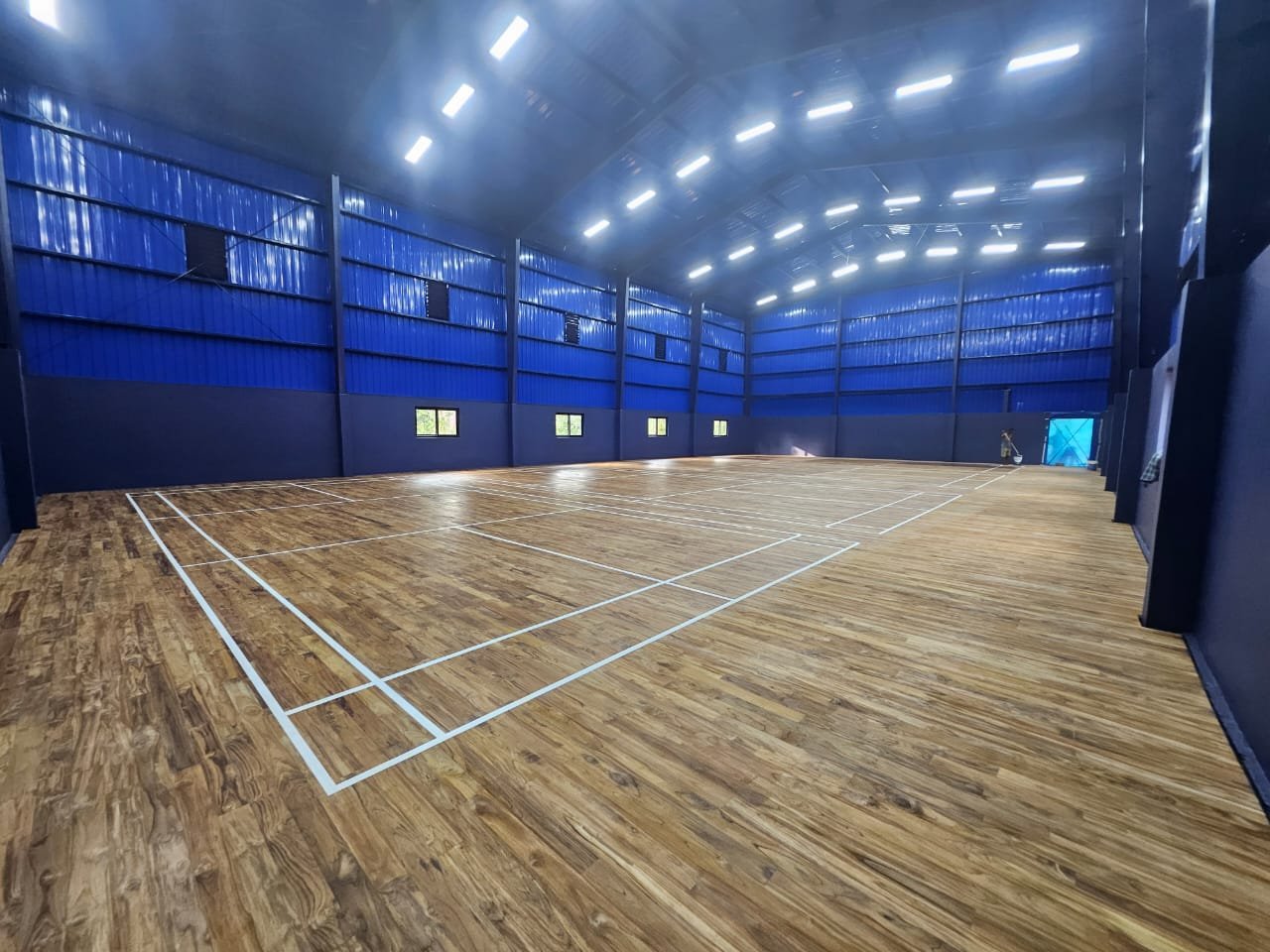 Wooden Badminton Court