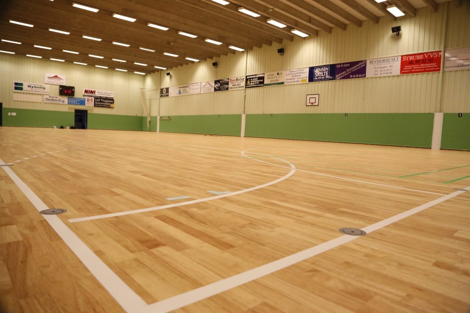 Wooden Badminton Court